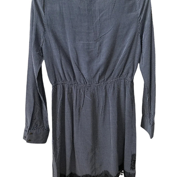 Avec Les Fellis Chic Mini Ready Long Sleeves Blue Dress Medium BNWT - Picture 3 of 8